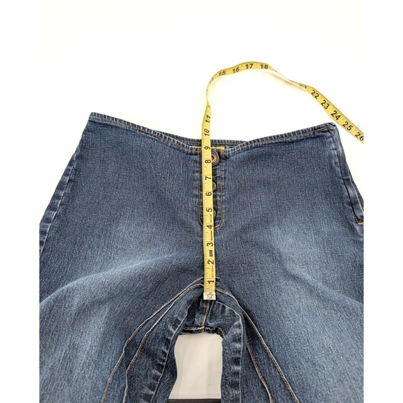 Gasoline Vintage Side Zip Mid Rise Flare Jeans Grunge 90's Y2K Size 11 30x30 - Picture 6 of 9